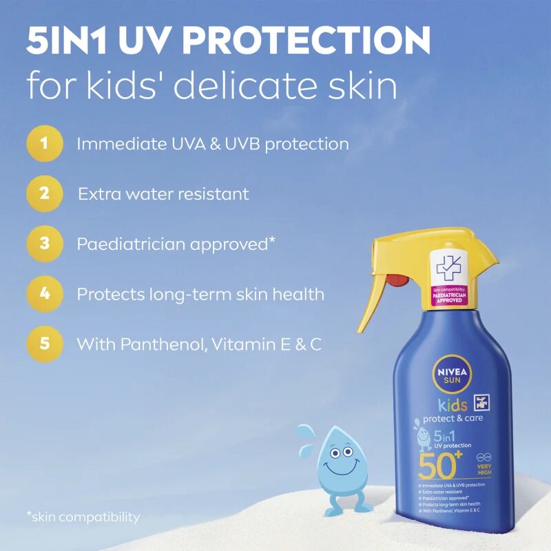 Nivea SUN Kids dětský sprej na opalování SPF 50+ 250 ml