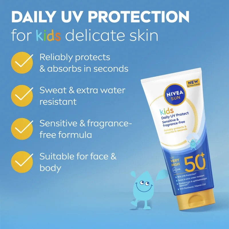 Nivea SUN Kids mléko na opalování pro děti SPF 50+ 100 ml
