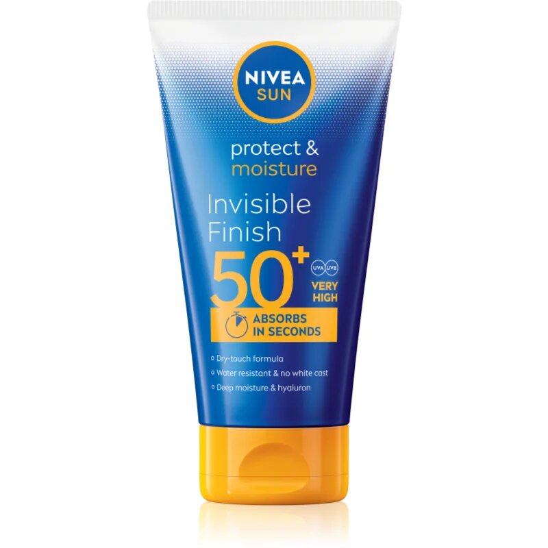 Nivea SUN Protect & Moisture hydratační mléko na opalování s kyselinou hyaluronovou SPF 50+ 150 ml