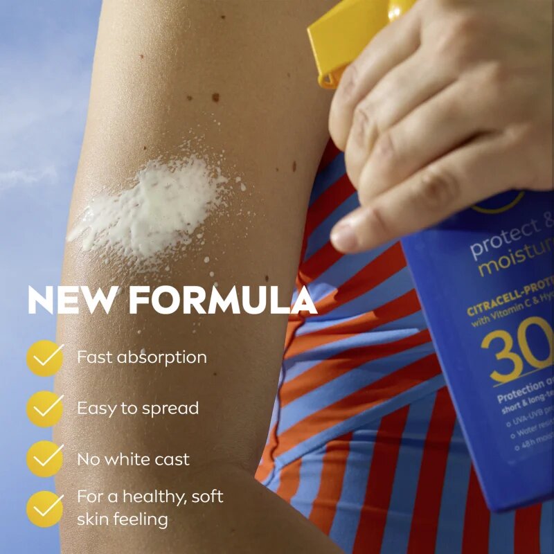 Nivea SUN Protect & Moisture sprej na opalování s hydratačním účinkem SPF 30 250 ml