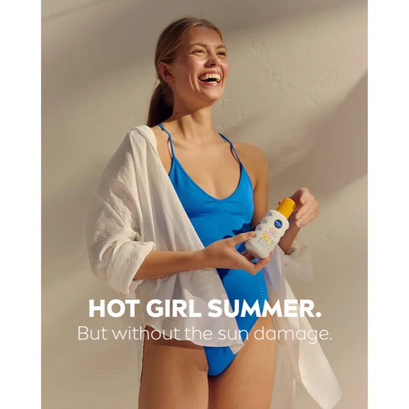 Nivea SUN Sensitive Immediate sprej na opalování Sensitive SPF 50+ 200 ml