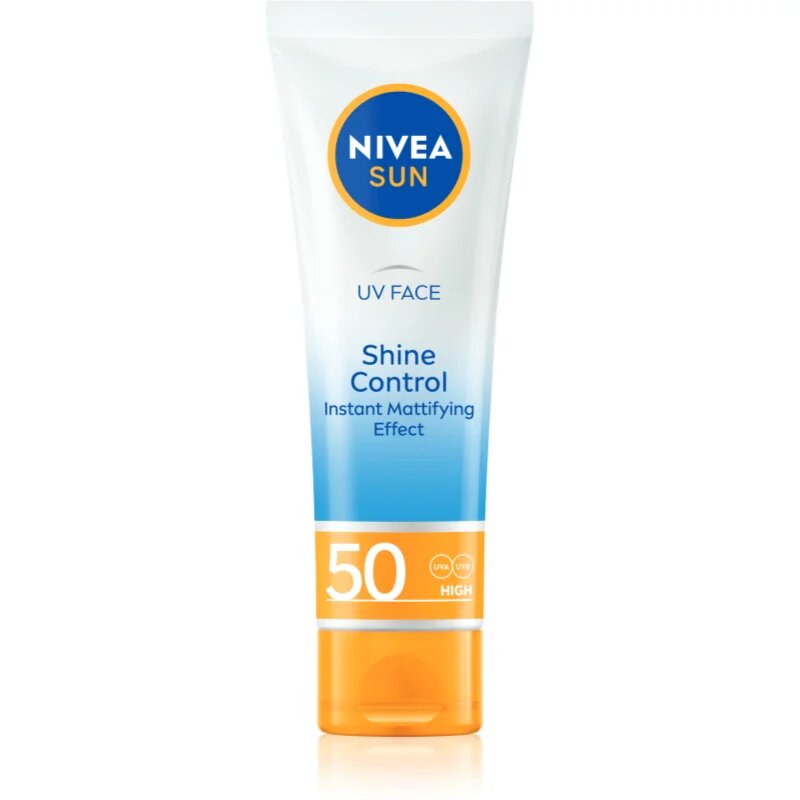 Nivea SUN UV FACE lehký zmatňující pleťový krém na opalování SPF 50 50 ml