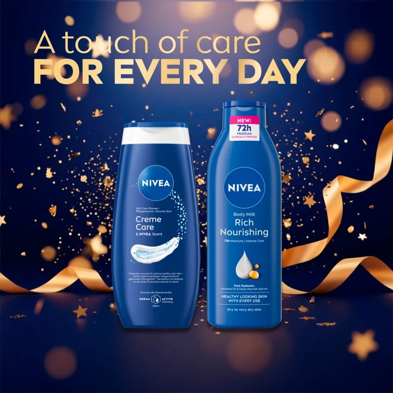 Nivea Time to Care dárková sada pro výživu a hydrataci