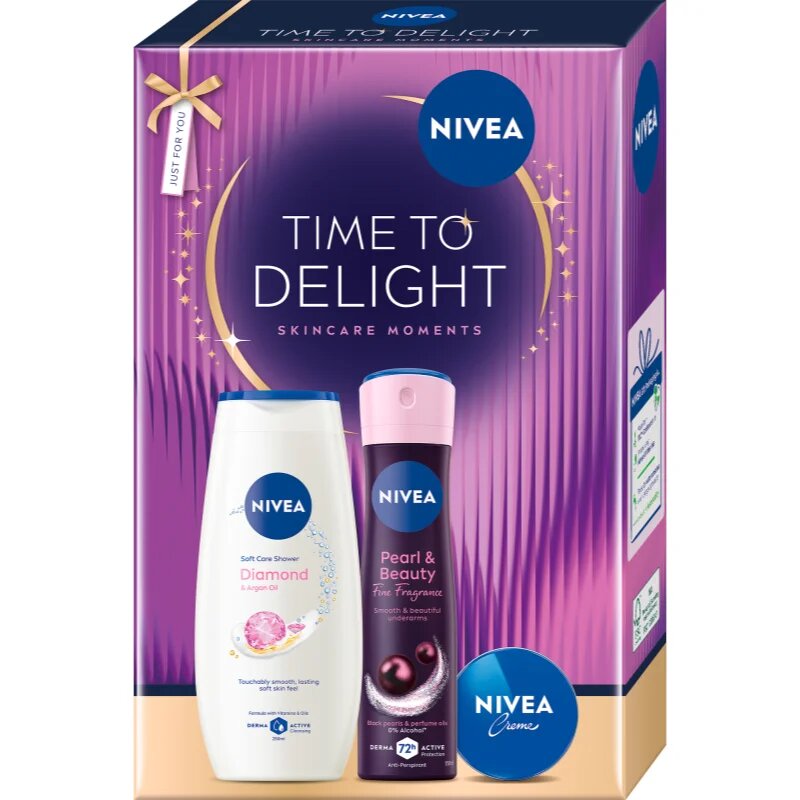 Nivea Time to Delight dárková sada na tělo