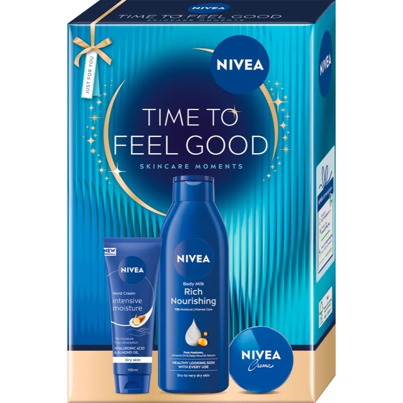 Nivea Time to Feel Good dárková sada pro výživu a hydrataci