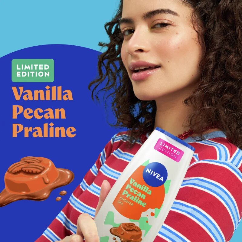 Nivea Vanilla Pecan Praline sprchový gel 250 ml