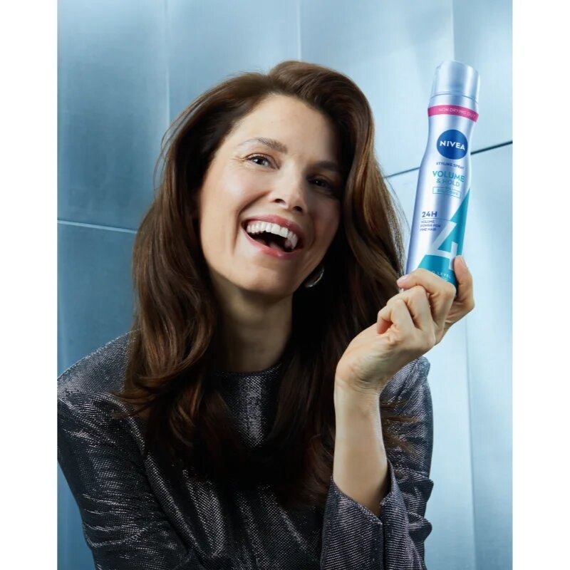 Nivea Volume Care lak na vlasy pro zvětšení objemu 3 x 250 ml