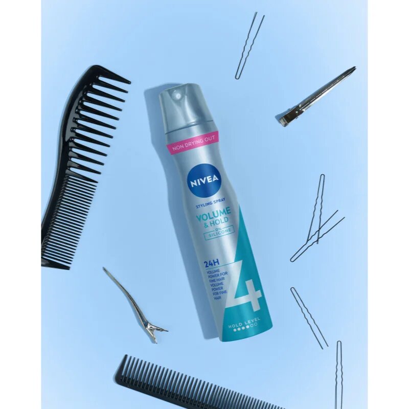 Nivea Volume Care lak na vlasy pro zvětšení objemu 3 x 250 ml