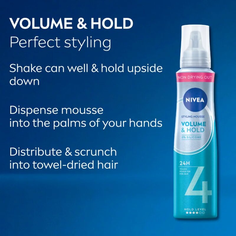 Nivea Volume Sensation pěnové tužidlo 150 ml