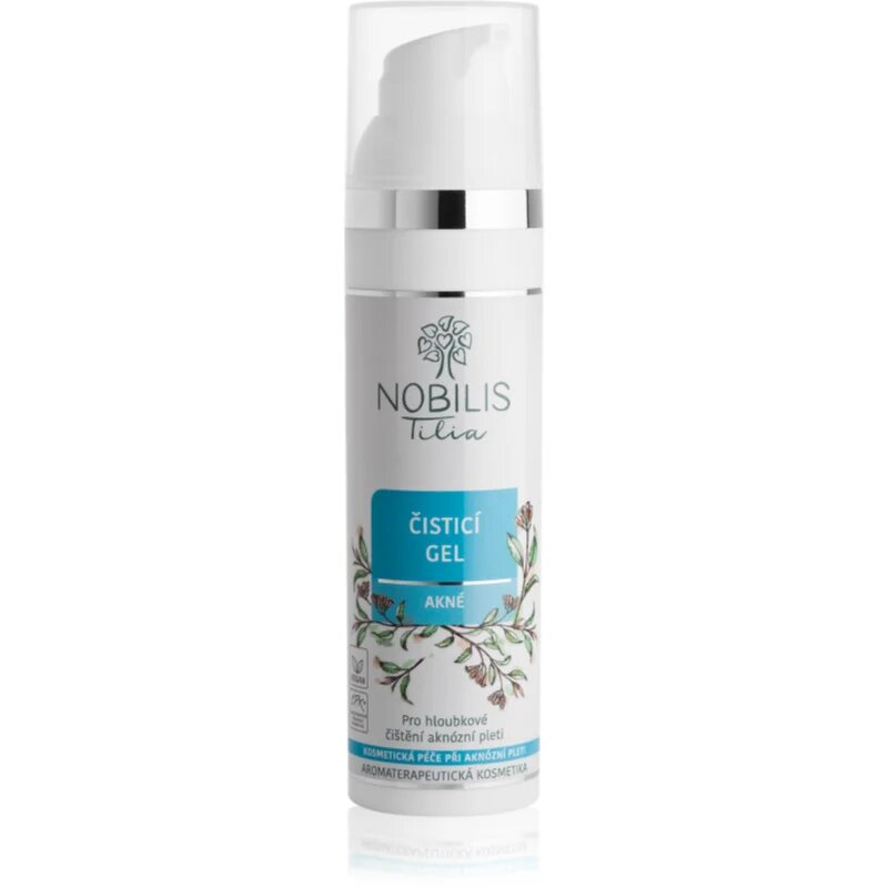 Nobilis Tilia Akné hydratační čisticí gel pro mastnou pleť se sklonem k akné 75 ml