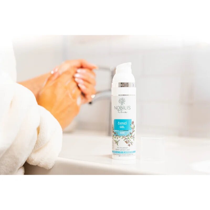Nobilis Tilia Akné hydratační čisticí gel pro mastnou pleť se sklonem k akné 75 ml