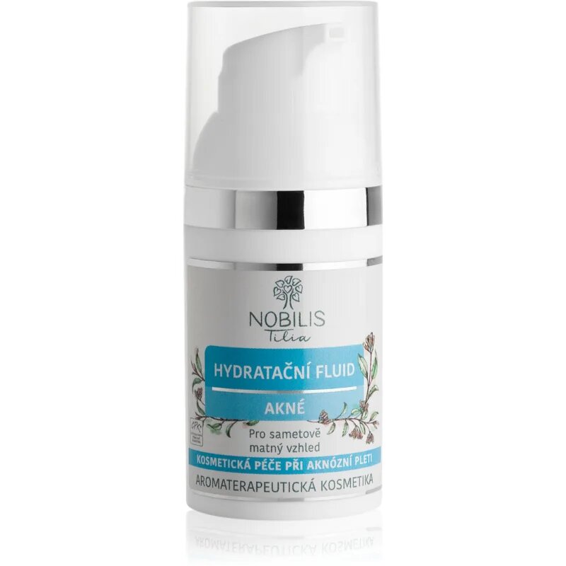 Nobilis Tilia Akné lehký hydratační fluid pro problematickou pleť akné 30 ml