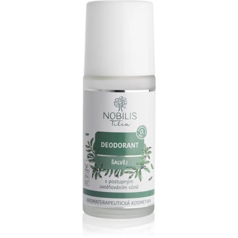 Nobilis Tilia Deodorant Šalvěj osvěžující deodorant roll-on 50 ml