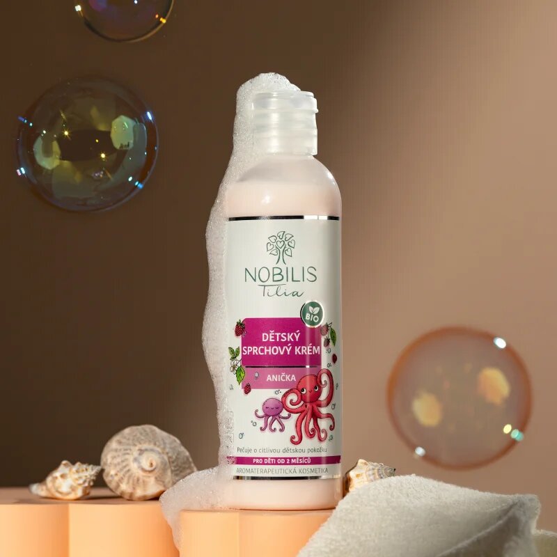 Nobilis Tilia Dětská Kosmetika Anička sprchový krém pro děti 200 ml
