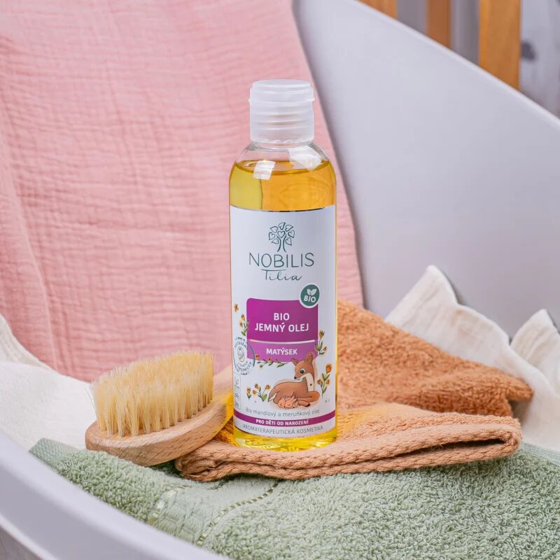 Nobilis Tilia Dětská Kosmetika Matýsek pečující olej pro děti od narození 200 ml