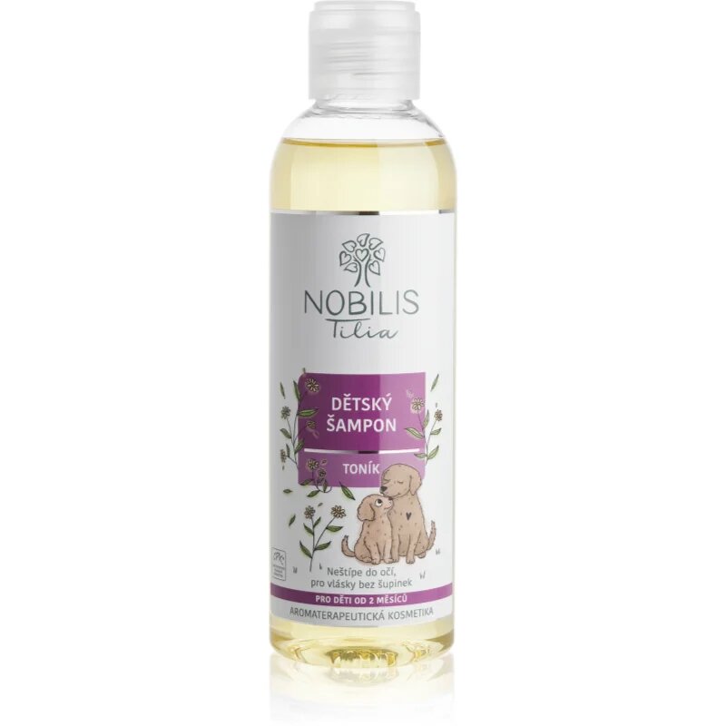 Nobilis Tilia Dětská Kosmetika Toník jemný čisticí šampon 200 ml
