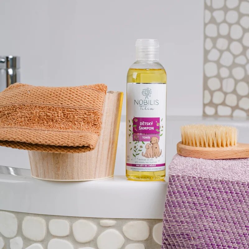 Nobilis Tilia Dětská Kosmetika Toník jemný čisticí šampon 200 ml