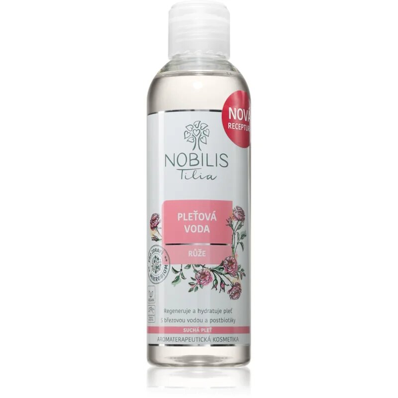 Nobilis Tilia Pleťová Voda Růže hydratační pleťová voda proti stárnutí 200 ml
