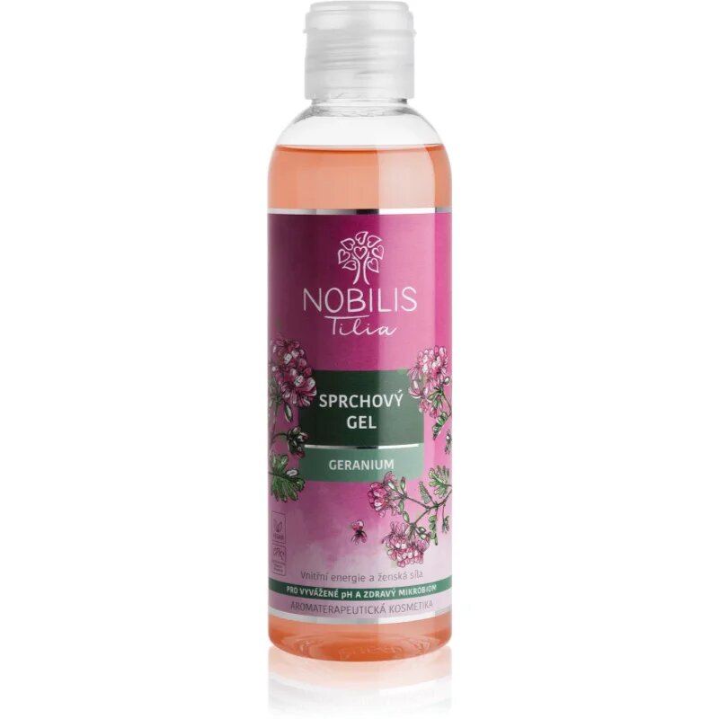 Nobilis Tilia Sprchový Gel sprchový gel vůně Geranium 200 ml
