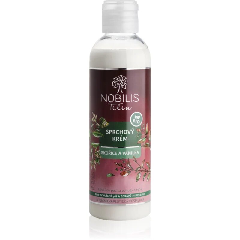 Nobilis Tilia Sprchový Krém sprchový krém vůně Skořice a Vanilka 200 ml