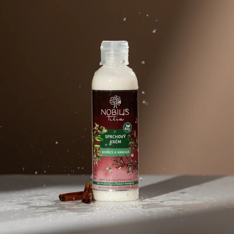 Nobilis Tilia Sprchový Krém sprchový krém vůně Skořice a Vanilka 200 ml