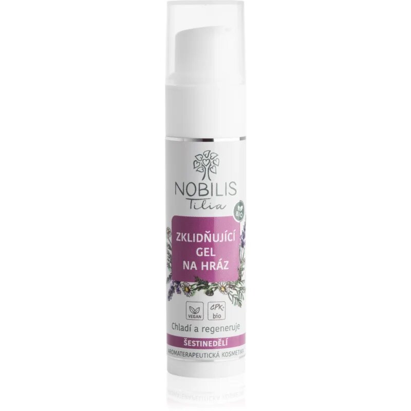Nobilis Tilia Těhotenství & Mateřství zklidňující gel na masáž hráze 15 ml