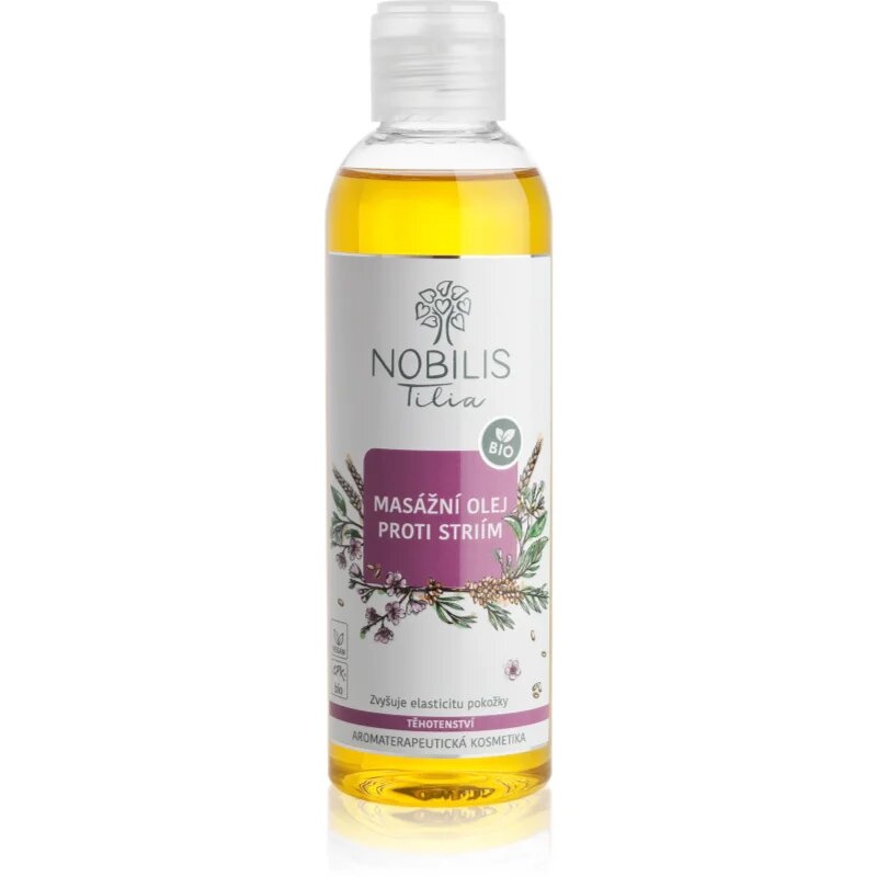 Nobilis Tilia Tělo & Obličej masážní olej proti striím 200 ml