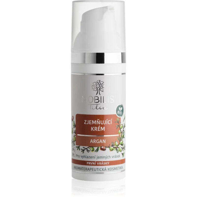 Nobilis Tilia Zjemňující Krém Argan regenerační a hydratační krém s vyhlazujícím efektem 50 ml