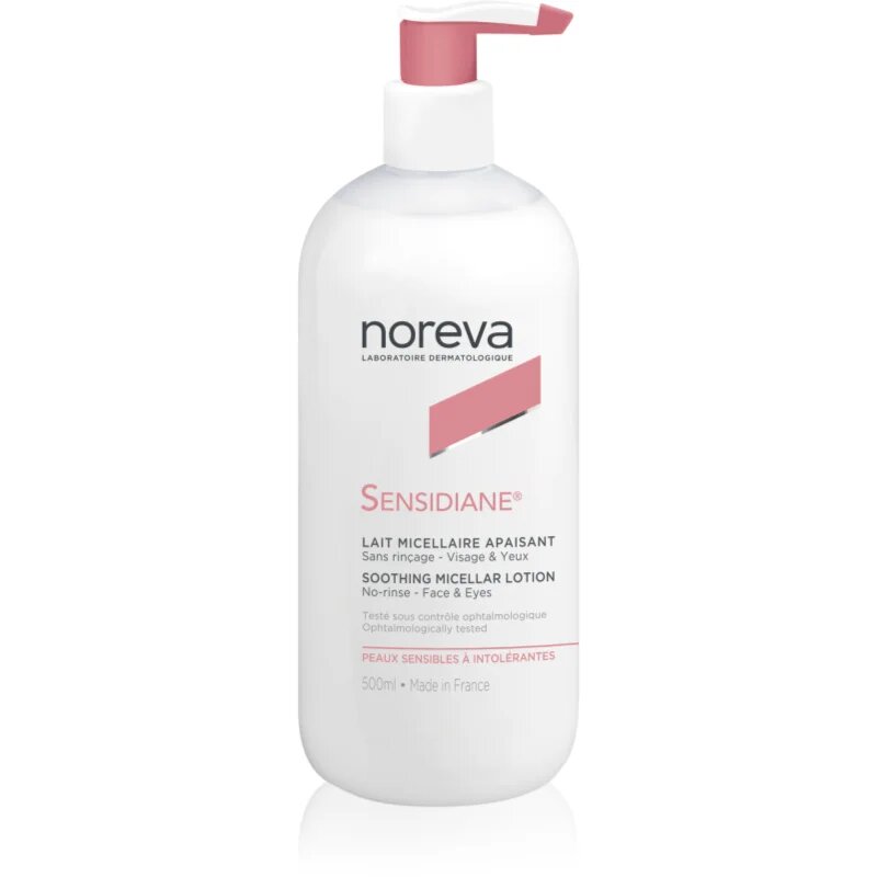 Noreva Sensidiane Soothing Micellar Lotion odličovací micelární gel 500 ml