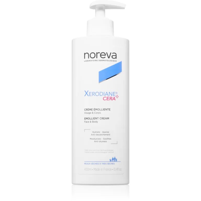 Noreva Xerodiane® Cera Emollient Cream vyživující krém pro velmi suchou pleť 400 ml