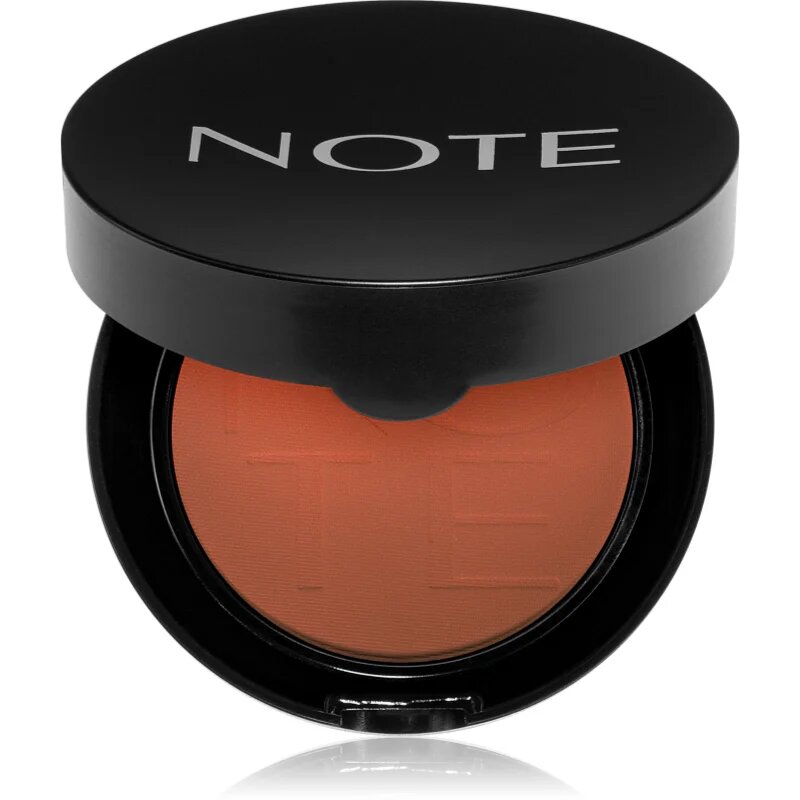 Note Cosmetique Luminous Silk pudrová tvářenka 07 Star Copper 55 g
