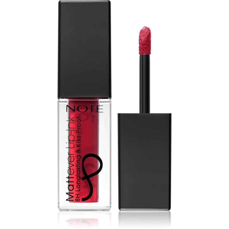 Note Cosmetique Mattever tekutá rtěnka s matným finišem 14 Unpredictable Red 45 ml