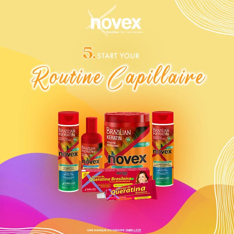Novex Brazilian Keratin posilující šampon 300 ml