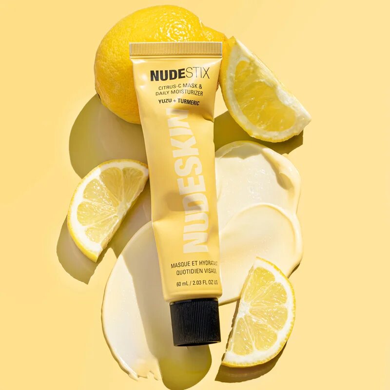 Nudestix Nudeskin Citrus-C Mask & Daily Moisturizer hydratační krém na obličej na den i noc 60 ml