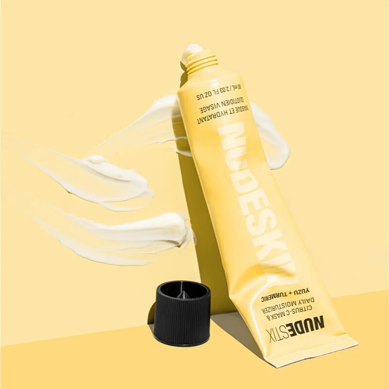 Nudestix Nudeskin Citrus-C Mask & Daily Moisturizer hydratační krém na obličej na den i noc 60 ml