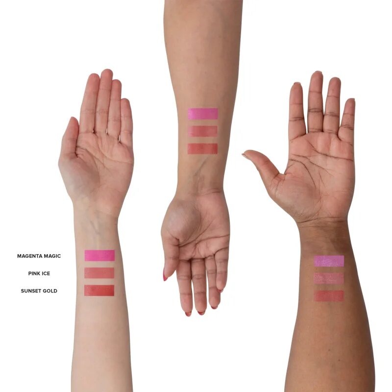 Nudestix Nudies Matte + Glow Core multifunkční líčidlo pro oči rty a tvář odstín Pink Ice 6 g