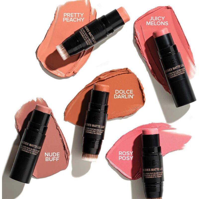 Nudestix Nudies Matte Lux multifunkční líčidlo pro oči rty a tvář odstín Juicy Melons 7 g