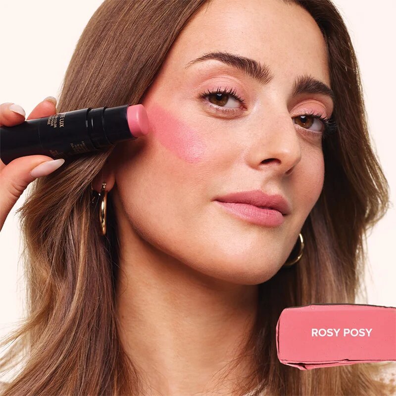 Nudestix Nudies Matte Lux multifunkční líčidlo pro oči rty a tvář odstín Rosy Posy 7 g