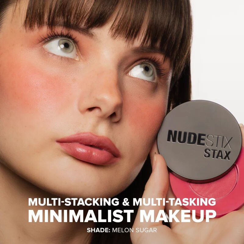 Nudestix Stax All Over Color Blush Balm multifunkční líčidlo pro oči rty a tvář odstín Melon Sugar 2.5 g