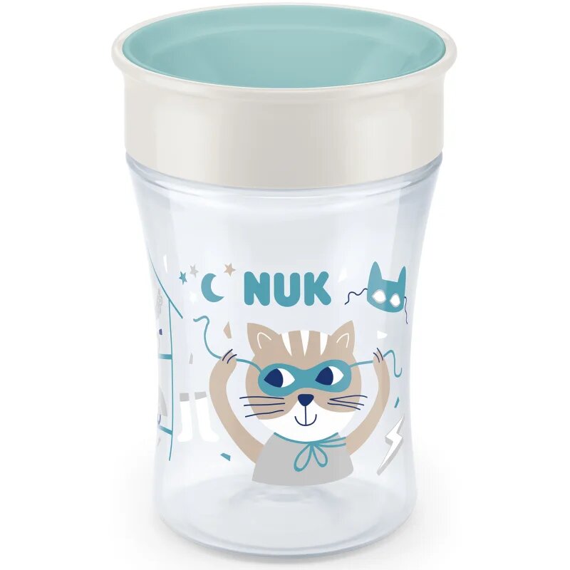NUK Magic Cup hrnek s víčkem 8m+ Green 1 ks
