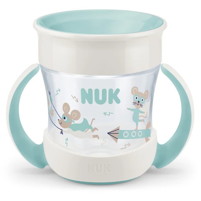 NUK Magic Cup Mini hrnek s držadly 6m+ Green 1 ks
