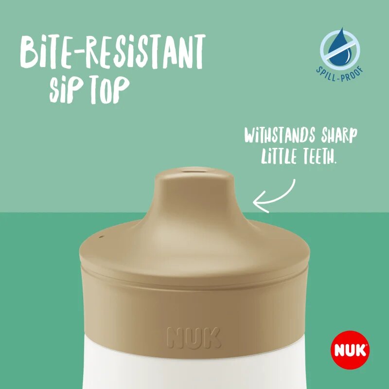 NUK Mini-Me Sip dětská láhev White 9m+ 1 ks
