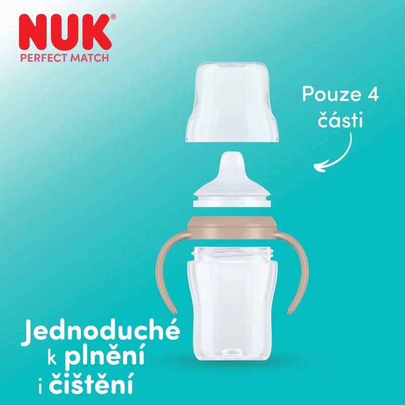 NUK Perfect Match Disney tréninkový hrnek s držadly Minnie 6m+ 1 ks
