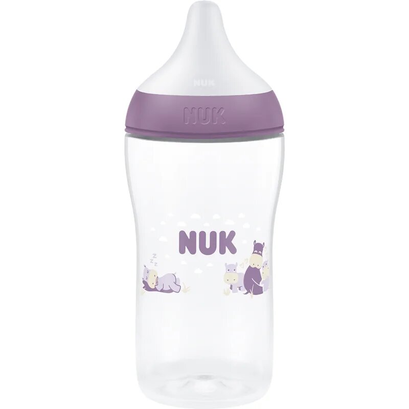 NUK Perfect Match Hippo láhev 3m+ 1 ks