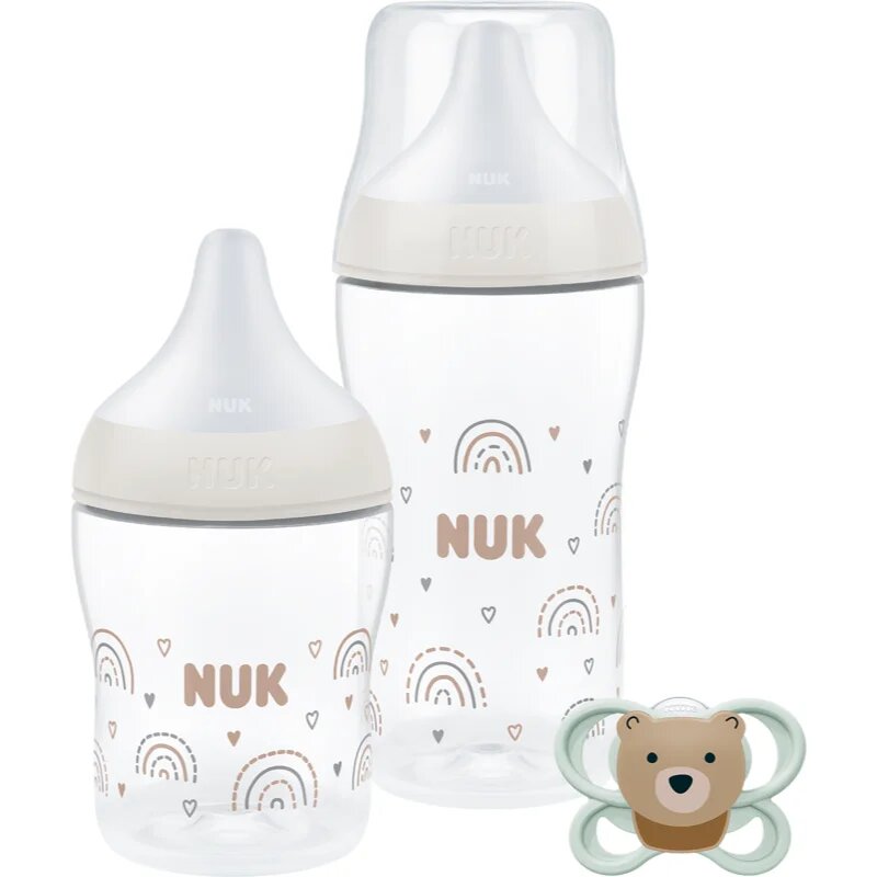 NUK Perfect Match Rainbow dárková sada pro miminka 0-3+ m