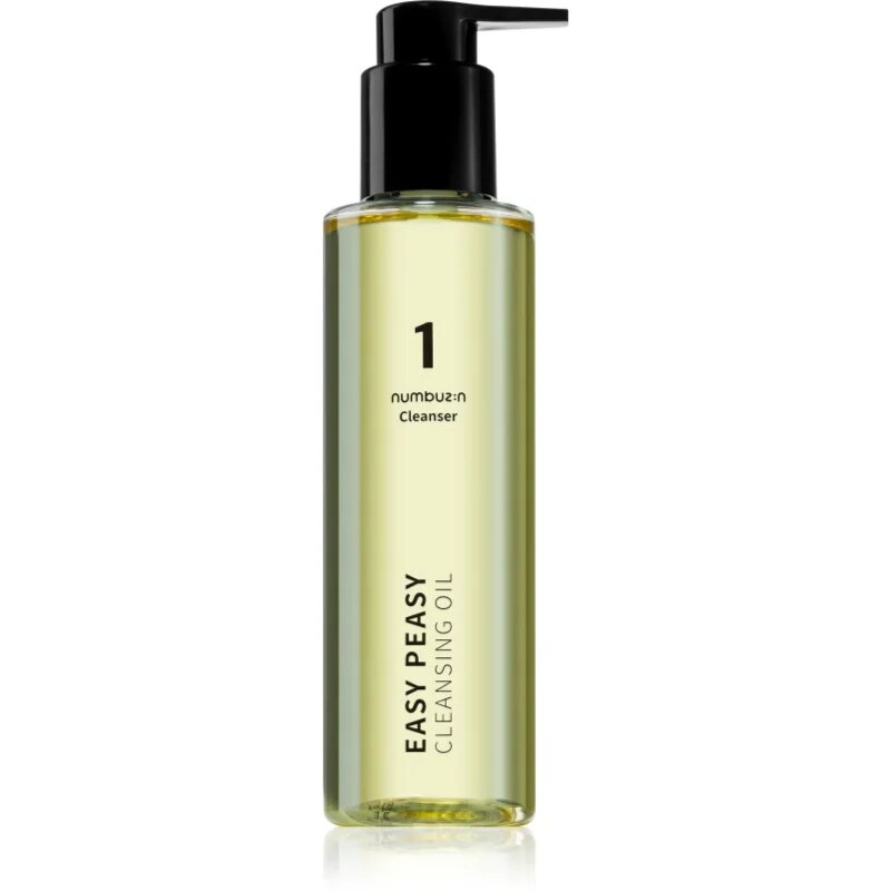 Numbuzin No. 1 Easy Peasy Cleansing Oil čisticí a odličovací olej pro hydrataci pleti a minimalizaci pórů 200 ml
