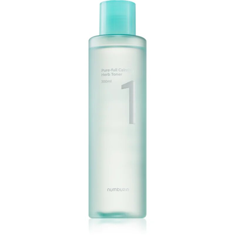 Numbuzin No. 1 Pure-Full Calming Herb Toner zklidňující pleťové tonikum pro problematickou pleť 300 ml