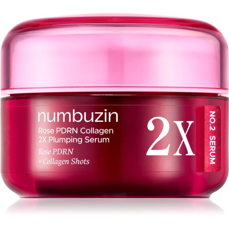 Numbuzin No. 2 Rose PDRN Collagen 2X Plumping Serum intenzivní zpevňující sérum s hydratačním účinkem 30 ml
