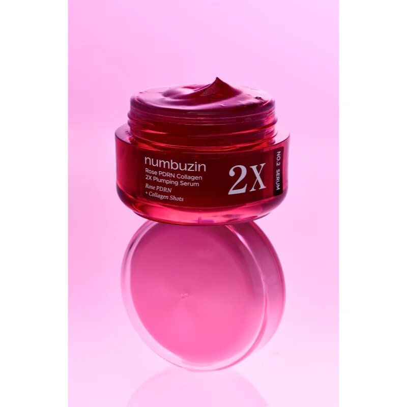 Numbuzin No. 2 Rose PDRN Collagen 2X Plumping Serum intenzivní zpevňující sérum s hydratačním účinkem 30 ml