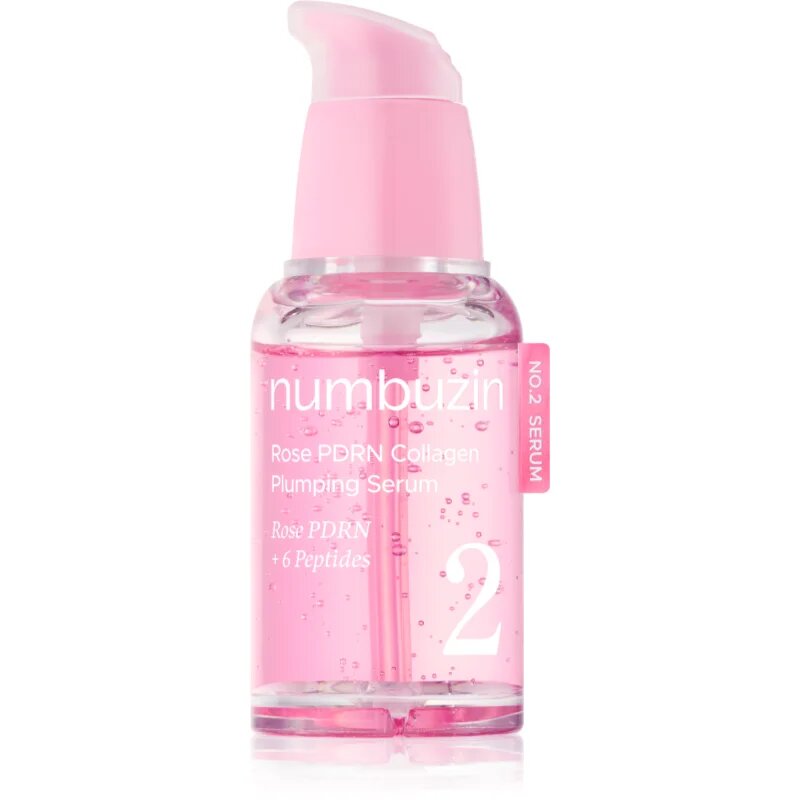 Numbuzin No. 2 Rose PDRN Collagen Plumping Serum zpevňující pleťové sérum s regeneračním účinkem 30 ml